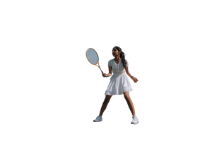 Badminton Player Villa Vinyl Car Decal Sticker – Waterproof & UV-Resistant 5.97333333333333