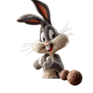 Bugs Bunny Baking Vinyl Car Decal Sticker – Waterproof & UV-Resistant 3.4133333333333336"