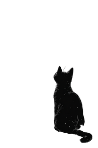 Cats Gazing Skyward Vinyl Car Decal Sticker – Waterproof & UV-Resistant 4.4