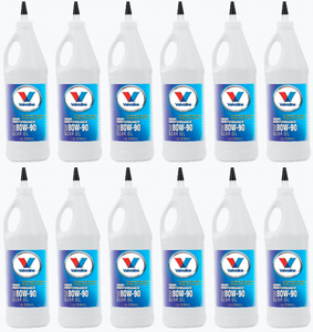 12x Valvoline High Performance 80W-90 Gear Oil | Extreme Pressure Lubricant for Manual Transmissions | Full Synthetic