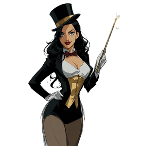 Zatanna Magician Vinyl Car Decal Sticker – Waterproof & UV-Resistant 3.4133333333333336"