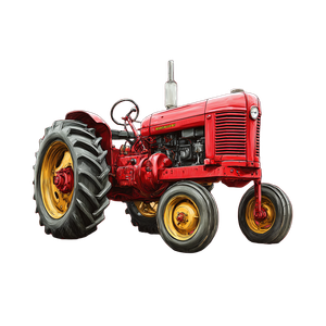 Massey Harris Tractor Vinyl Car Decal Sticker – Waterproof & UV-Resistant 3.4133333333333336"