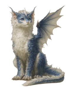 Fantasy Dragon Cat Vinyl Car Decal Sticker – Waterproof & UV-Resistant 4.16"