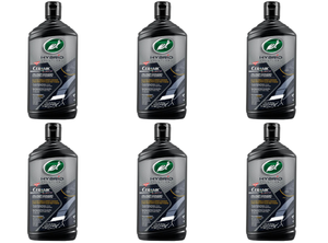6x Turtle Wax Black Pigmented Carnauba Liquid Car Wax | Hydrophobic SiO2 & Acrylic Polymers | Easy to Use | For Black Finishes 6x Turtle Wax Black Pigmented Carnauba Liquid Car Wax | Hydrophobic SiO2 & Acrylic Polymers | Easy to Use | For Black Finishes