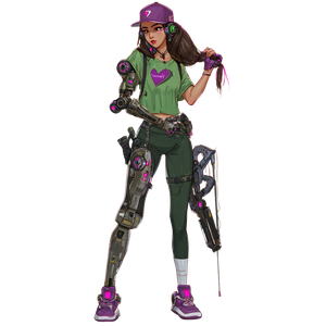 Cyborg Woman V10 Vinyl Car Decal Sticker – Waterproof & UV-Resistant 3.4133333333333336"