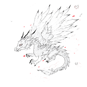 Calligraphy Dragon Dissolving Vinyl Car Decal Sticker – Waterproof & UV-Resistant 6.826666666666667"