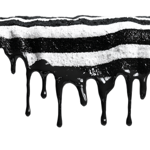 Melting Striped Cloth Vinyl Car Decal Sticker – Waterproof & UV-Resistant 3.4133333333333336"