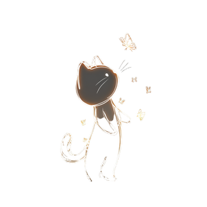 Cat Playing Butterfly V2 Vinyl Car Decal Sticker – Waterproof & UV-Resistant 6.826666666666667"