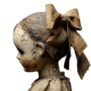 Creepy Antique Doll V2 Vinyl Car Decal Sticker – Waterproof & UV-Resistant 3.4133333333333336"
