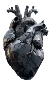 Obsidian Heart V2 Vinyl Car Decal Sticker – Waterproof & UV-Resistant 9.706666666666667"