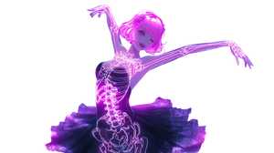 Cyberpunk Skeleton Ballerina V4 Vinyl Car Decal Sticker – Waterproof & UV-Resistant 5.4