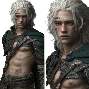 Half-Elf Druid V4 Vinyl Car Decal Sticker – Waterproof & UV-Resistant 3.4133333333333336"