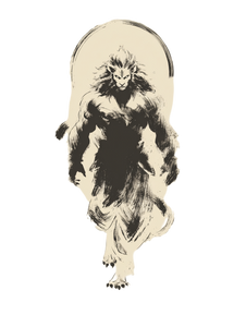 Minimal Anime Narasimha Vinyl Car Decal Sticker – Waterproof & UV-Resistant 8.213333333333333"