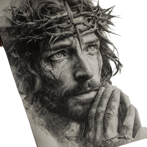 Chicano Jesus Portrait Vinyl Car Decal Sticker – Waterproof & UV-Resistant 3.4133333333333336"