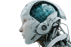 Android Head Render Vinyl Car Decal Sticker – Waterproof & UV-Resistant 5.97333333333333