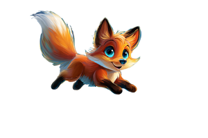 Fox Chasing Fireflies Vinyl Car Decal Sticker – Waterproof & UV-Resistant 5.97333333333333