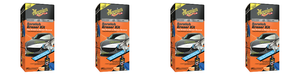 4x Meguiars Scratch Remover Kit | Quik Drill Activated Eraser | 4oz ScratchX Bottle | Clear Coat Safe