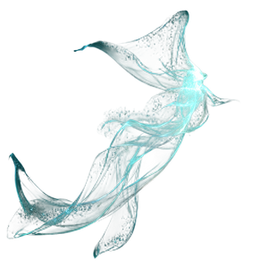 Ethereal Glowing Wisp Vinyl Car Decal Sticker – Waterproof & UV-Resistant 3.4133333333333336"