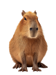 Capybara In Habitat Vinyl Car Decal Sticker – Waterproof & UV-Resistant 8.213333333333333"
