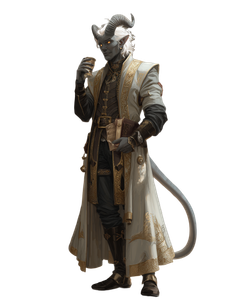 Tiefling War Priest Vinyl Car Decal Sticker – Waterproof & UV-Resistant 8.213333333333333"