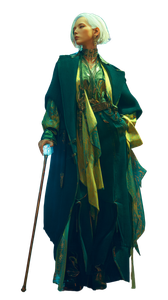 Stylish Elderly Wizard Vinyl Car Decal Sticker – Waterproof & UV-Resistant 9.706666666666667"