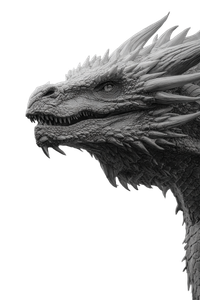 Majestic Fire Dragon V11 Vinyl Car Decal Sticker – Waterproof & UV-Resistant 8.96"