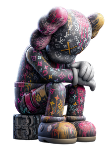 Kaws Companion Figure V3 Vinyl Car Decal Sticker – Waterproof & UV-Resistant 8.213333333333333"