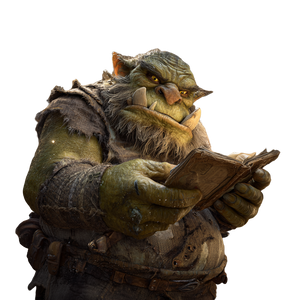 Angry Goblin Scholar Vinyl Car Decal Sticker – Waterproof & UV-Resistant 3.4133333333333336"