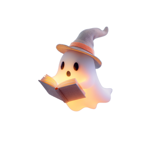 Ghost Reading Magic Vinyl Car Decal Sticker – Waterproof & UV-Resistant 3.4133333333333336"