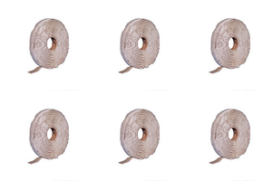 6x Heng's Industries Butyl Tape | Seals & Bonds Windows/Doors/Vents | Rubber Roofs/Metal/Wood/Concrete | Pliable & Excellent Adhesion