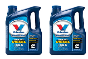 2x Valvoline Premium Blue SAE 15W-40 Oil | 1 Gallon Jug | DPT Technology for Advanced Soot Control & Cold Start Protection