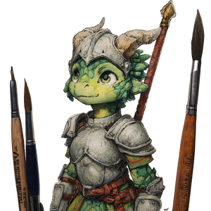 Kobold Fursona Armor Vinyl Car Decal Sticker – Waterproof & UV-Resistant 3.4133333333333336"