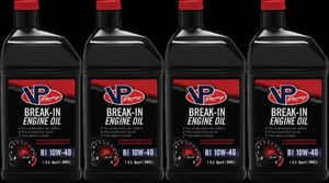 4x VP Racing Break-In Oil | Enhance Cylinder Plateau | Ultimate Cam Protection | SAE 10W-40