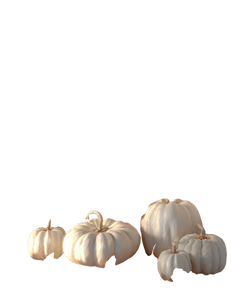 Pumpkins And Leaves V2 Vinyl Car Decal Sticker – Waterproof & UV-Resistant 8.32"