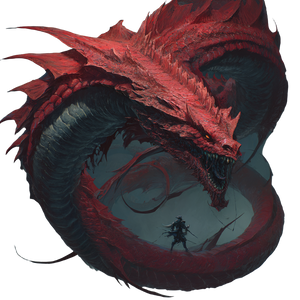 Fantasy Wyrm Creature Vinyl Car Decal Sticker – Waterproof & UV-Resistant 3.4133333333333336"