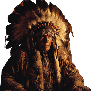 Native American Chief V12 Vinyl Car Decal Sticker – Waterproof & UV-Resistant 3.4133333333333336"