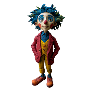 Coraline Clay Figurine Vinyl Car Decal Sticker – Waterproof & UV-Resistant 3.4133333333333336"