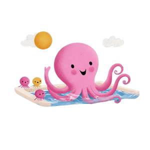 Pink Octopus Swimming Vinyl Car Decal Sticker – Waterproof & UV-Resistant 3.4133333333333336" Pink Octopus Swimming Vinyl Car Decal Sticker – Waterproof & UV-Resistant 3.4133333333333336"