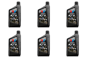 6x Valvoline Synthetic 4-Stroke Motorcycle Oil | SAE 10W-40 | Maximizes Power & Acceleration