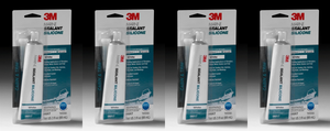 4x Marine Grade Silicone Adhesive | High Quality Sealant | White, 3oz Tube | 220 PSI Strength 4x Marine Grade Silicone Adhesive | High Quality Sealant | White, 3oz Tube | 220 PSI Strength