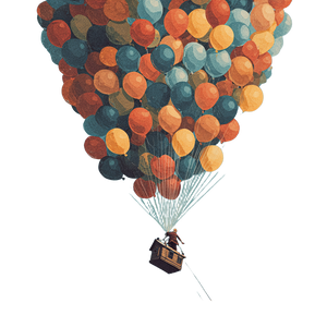 Balloons Vinyl Car Decal Sticker – Waterproof & UV-Resistant 3.4133333333333336"