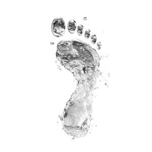 Liquid Footprint Vinyl Car Decal Sticker – Waterproof & UV-Resistant 6.826666666666667"