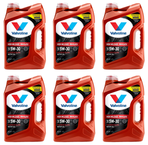 6x Valvoline MaxLife Synthetic Blend Oil | SAE 5W-30 | 5 Quart Jug