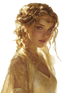 Blonde Princess Portrait V2 Vinyl Car Decal Sticker – Waterproof & UV-Resistant 8.213333333333333"