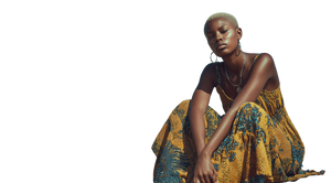 African Woman Interviewed Vinyl Car Decal Sticker – Waterproof & UV-Resistant 2.72"