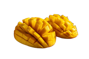 Checkerboard Mango Slices Vinyl Car Decal Sticker – Waterproof & UV-Resistant 5.97333333333333