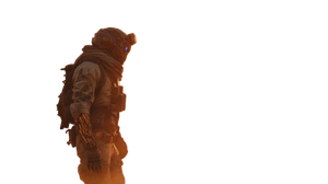 Cybernetic Desert Survivor Vinyl Car Decal Sticker – Waterproof & UV-Resistant 2.72"