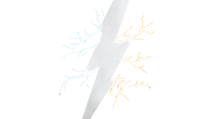 Lightning Bolt Shield Vinyl Car Decal Sticker – Waterproof & UV-Resistant 2.72"