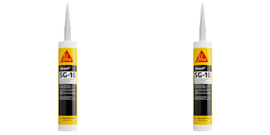 2x Sikasil  GS-10 Caulk Sealant | Fast Curing Silicone, Bonds to PVC & Vinyl, Simple to Use