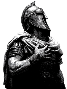 Crusader In Pain Vinyl Car Decal Sticker – Waterproof & UV-Resistant 8.213333333333333"